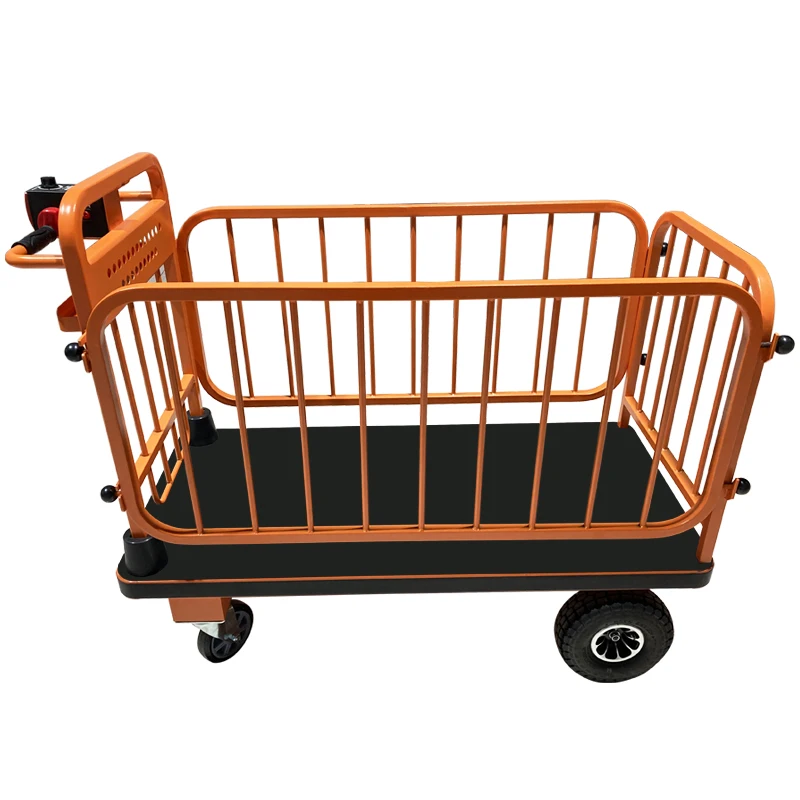 Garden Cart Four-Wheel Electric Warehouse Hand Cart Trolley Efficient Heavy Load Moving Solution
Garden Cart Four-Wheel Electric Warehouse Hand Cart Trolley Efficient Heavy Load Moving Solution