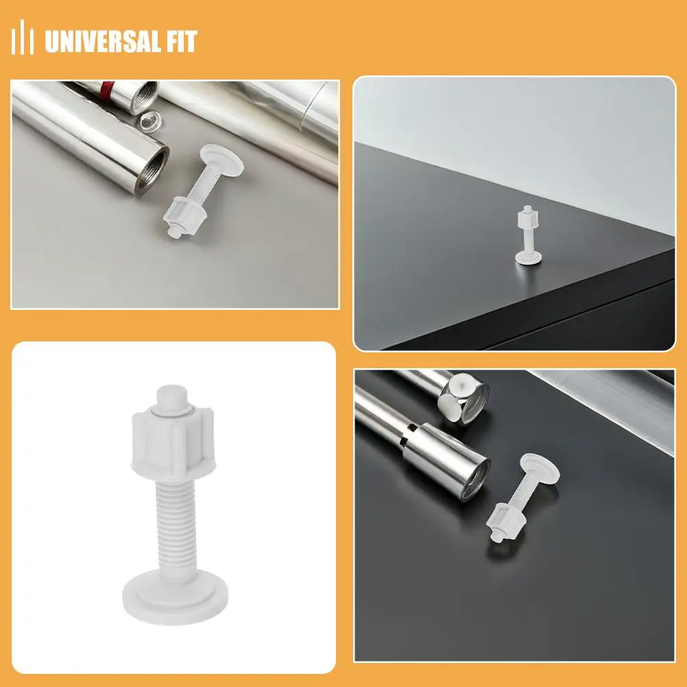 Toilet Seat Replacement Screws Plastic Bolt Kit Hinge Bolts Quick Release Secure Fixation Toilet Lid Screw
Toilet Seat Replacement Screws Plastic Bolt Kit Hinge Bolts Quick Release Secure Fixation Toilet Lid Screw