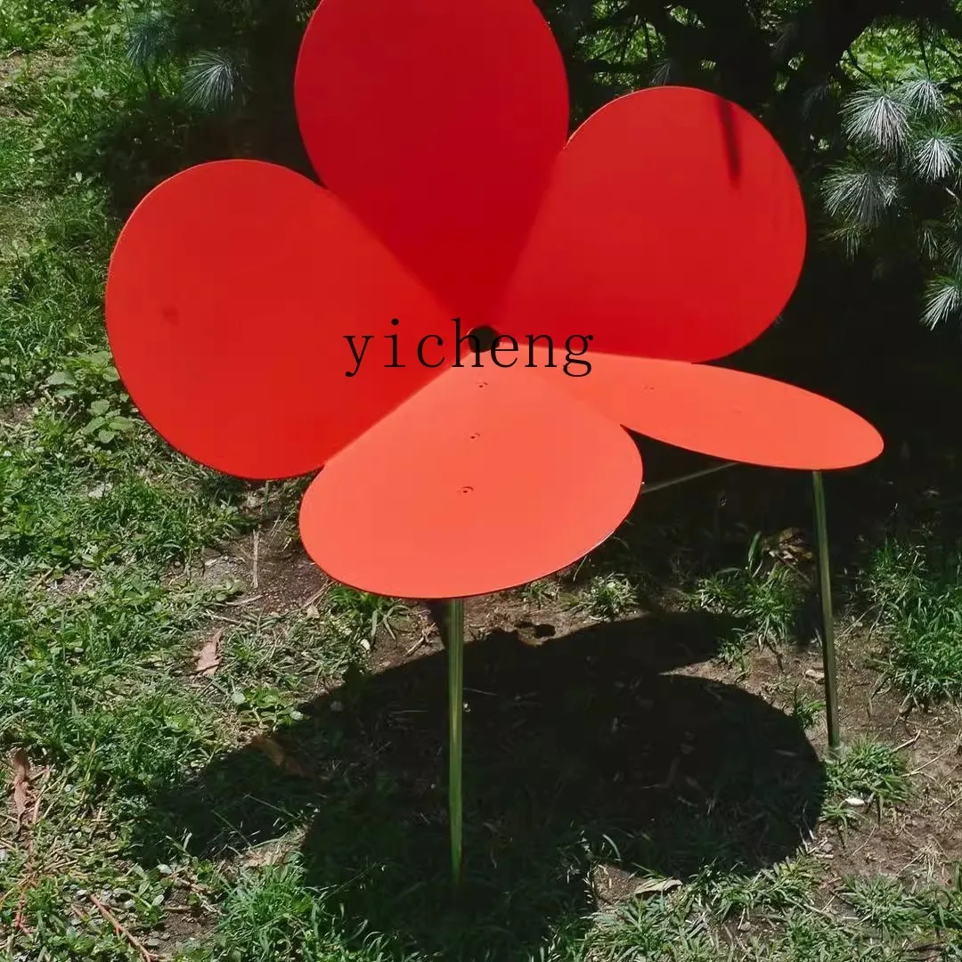ZK outdoor table and chair courtyard open-air leisure Nordic aluminum alloy color integrated high-end petal chair
ZK outdoor table and chair courtyard open-air leisure Nordic aluminum alloy color integrated high-end petal chair