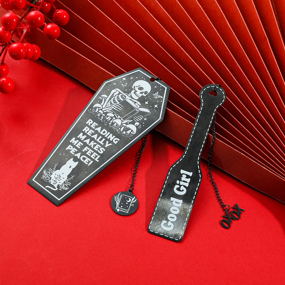 1pcs black metal stainless steel bookmark with tassel pendant design, ideal gift for reading enthusiasts, fiction fans
1pcs black metal stainless steel bookmark with tassel pendant design, ideal gift for reading enthusiasts, fiction fans