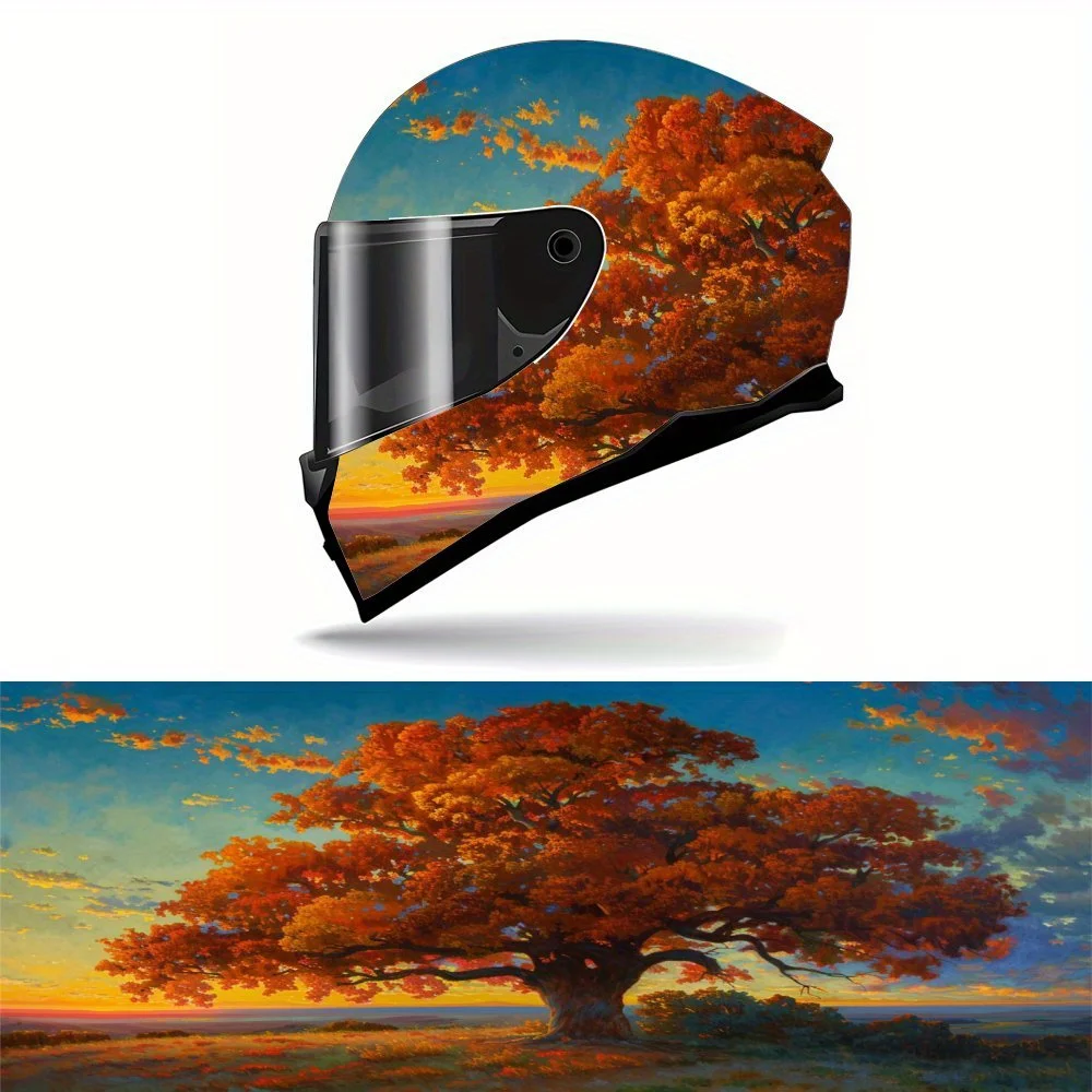 Autumn golden tree: colorful theme, motorcycle helmet sticker - durable PVC, aesthetic sticker for motorcycle racing helmet, mot
Autumn golden tree: colorful theme, motorcycle helmet sticker - durable PVC, aesthetic sticker for motorcycle racing helmet, mot