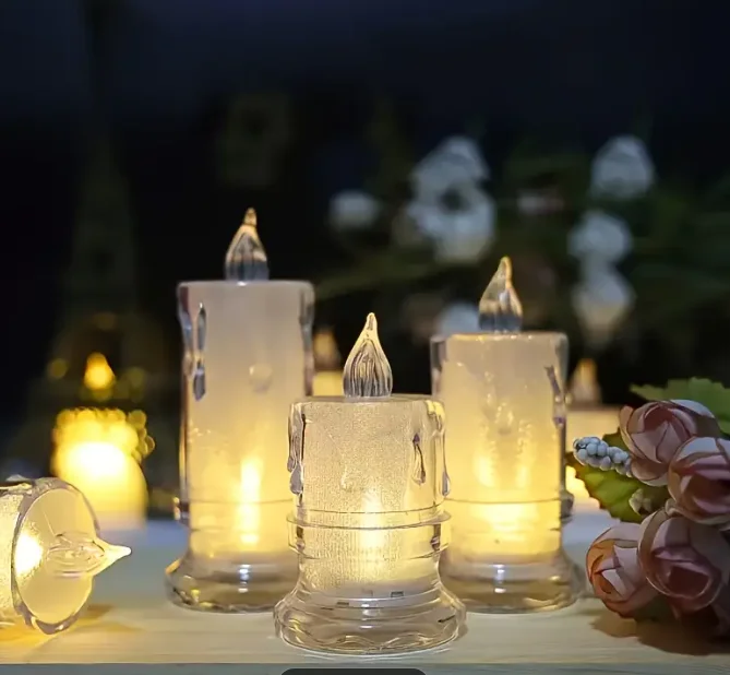 3pcs of LED Candle Lanterns with Battery Included, Perfect for Family Gatherings, Dinner, Valentine'S Day, Wedding, Birthday, Be
3pcs of LED Candle Lanterns with Battery Included, Perfect for Family Gatherings, Dinner, Valentine'S Day, Wedding, Birthday, Be