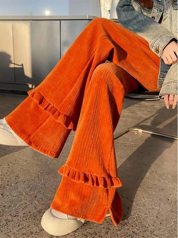 Женские вельветовые брюки больших размеров, прямого кроя, модные повседневные брюки на осень-зиму
Женские вельветовые брюки больших размеров, прямого кроя, модные повседневные брюки на осень-зиму