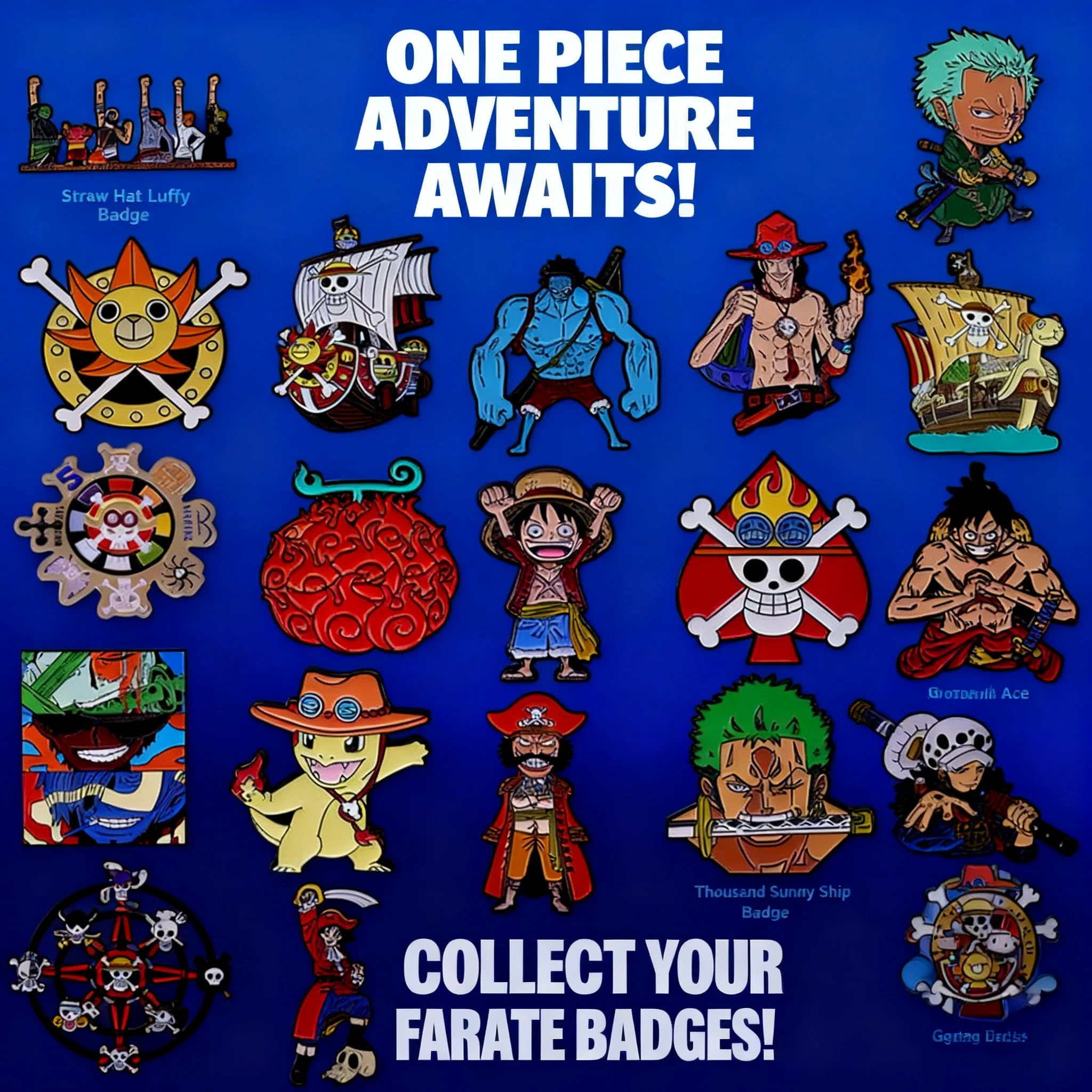 One Piece Luffy Pirate Ship Enamel Pin Lapel Brooches Fashion Iron Badges for Clothes Backpacks Jewelry Gifts Anime
One Piece Luffy Pirate Ship Enamel Pin Lapel Brooches Fashion Iron Badges for Clothes Backpacks Jewelry Gifts Anime