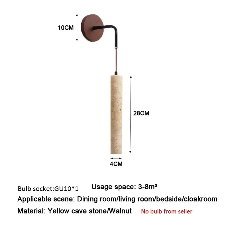 XMSJ Yellow cave stone bedroom bedside wall lamp Wabi sabi style retro walnut adjustable hanging line homestay living room lamp
XMSJ Yellow cave stone bedroom bedside wall lamp Wabi sabi style retro walnut adjustable hanging line homestay living room lamp