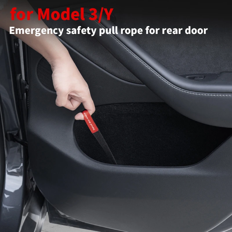 Для Tesla Model Y/3 трос аварийной безопасности задней двери, вспомогательная ручка аварийного выключателя двери, удлиненный тяговый трос, 2 шт.
Для Tesla Model Y/3 трос аварийной безопасности задней двери, вспомогательная ручка аварийного выключателя двери, удлиненный тяговый трос, 2 шт.