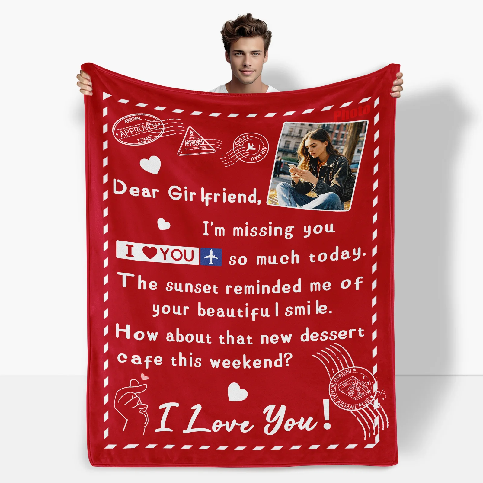 Personalized Photo Letter Blanket For Girlfriend Heartfelt Keepsake Gift Treasured Memory Present Cozy Comfort
Personalized Photo Letter Blanket For Girlfriend Heartfelt Keepsake Gift Treasured Memory Present Cozy Comfort