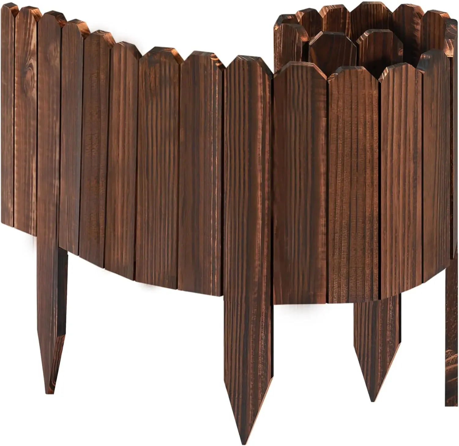 Wood Garden Fence, 2 Pa 9.8 In H X 4 Ft L Wood Garden Edging Border For Landscape Edging, Flower Bed Edging Borders Tree
Wood Garden Fence, 2 Pa 9.8 In H X 4 Ft L Wood Garden Edging Border For Landscape Edging, Flower Bed Edging Borders Tree