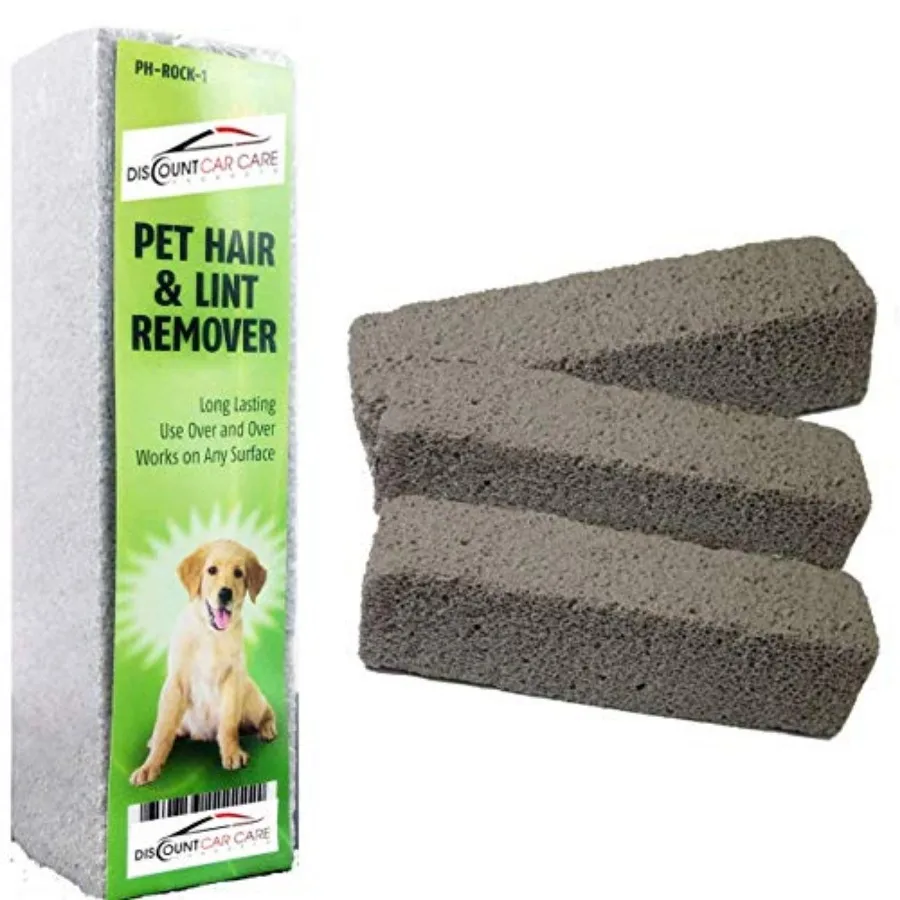 Pet Hair Remover Rock 3 Pack Reusable Dog and Cat Hair Cleaner for Carpet, Upholstery and Auto Interiors Easy Lint and Fur Remo
Pet Hair Remover Rock 3 Pack Reusable Dog and Cat Hair Cleaner for Carpet, Upholstery and Auto Interiors Easy Lint and Fur Remo