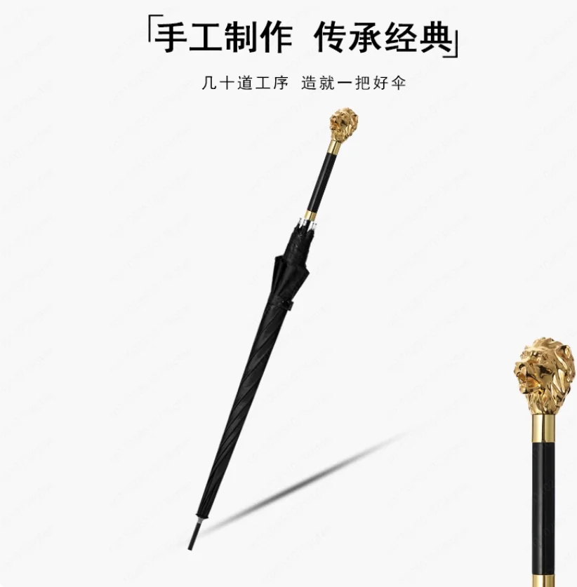 Retro style light luxury umbrella long handle gentleman double automatic sun umbrella pure black sunscreen umbrella integrated
Retro style light luxury umbrella long handle gentleman double automatic sun umbrella pure black sunscreen umbrella integrated