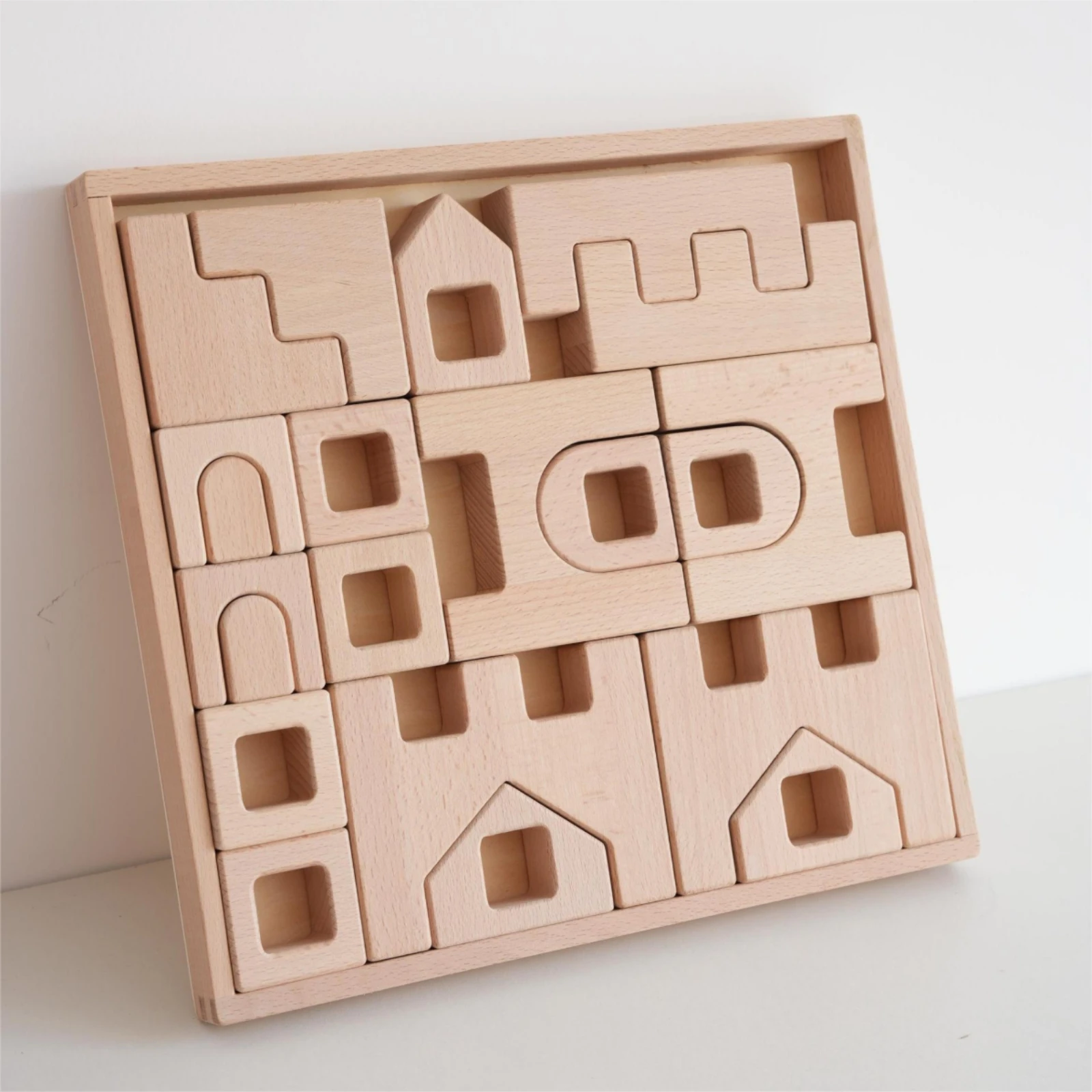 Castle Brainteaser Board Beech Wood Wooden Block Brainteaser Sensory Learning Toy Fine Movement Skills Brain Teaser for Children
Castle Brainteaser Board Beech Wood Wooden Block Brainteaser Sensory Learning Toy Fine Movement Skills Brain Teaser for Children