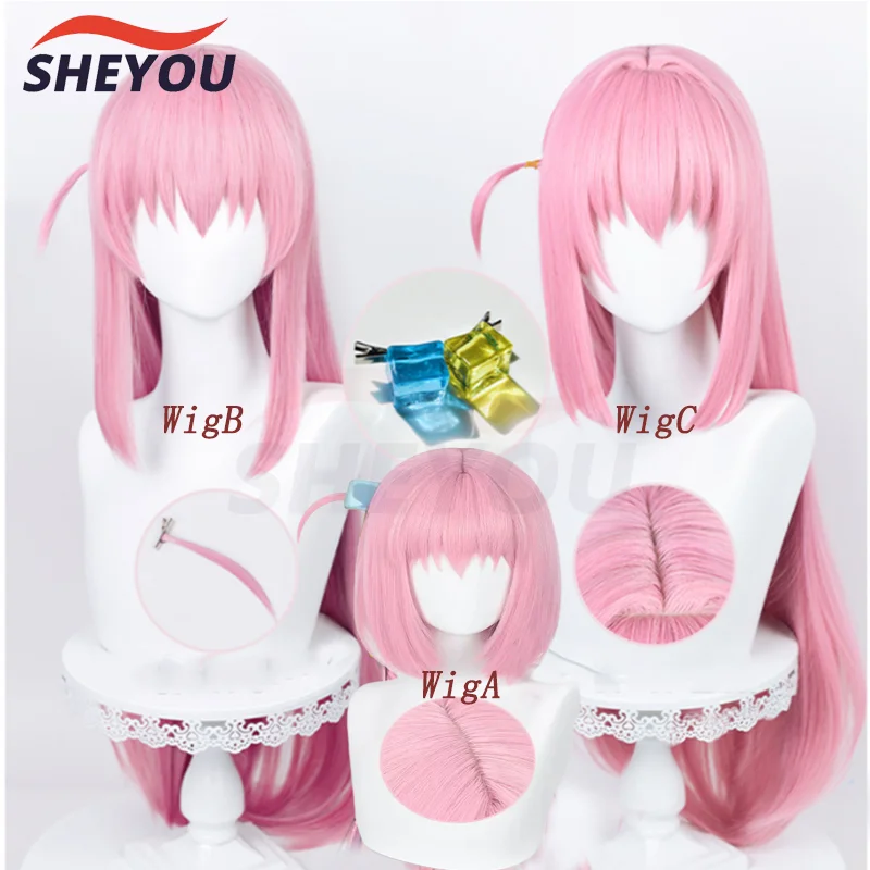 New! Anime Bocchi The Rock Hitori Gotoh Cosplay Wig Long Pink Straight Bangs Heat Resistant Synthetic Hair Wigs + Wig Cap
New! Anime Bocchi The Rock Hitori Gotoh Cosplay Wig Long Pink Straight Bangs Heat Resistant Synthetic Hair Wigs + Wig Cap