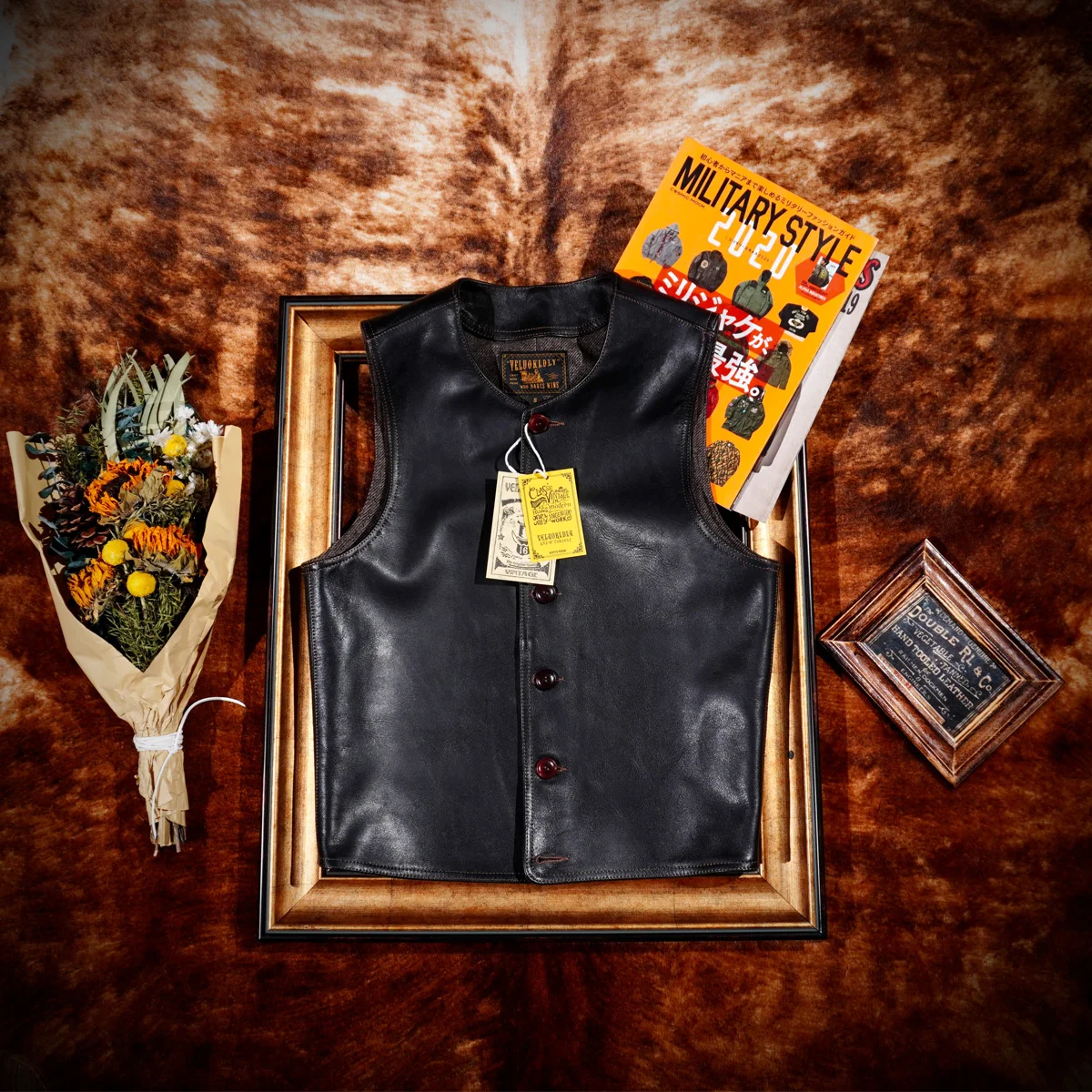 Leather vest men's solid color slim fit fashion versatile high-end Japanese crew neck retro tooling spring and autumn exquisite
Leather vest men's solid color slim fit fashion versatile high-end Japanese crew neck retro tooling spring and autumn exquisite