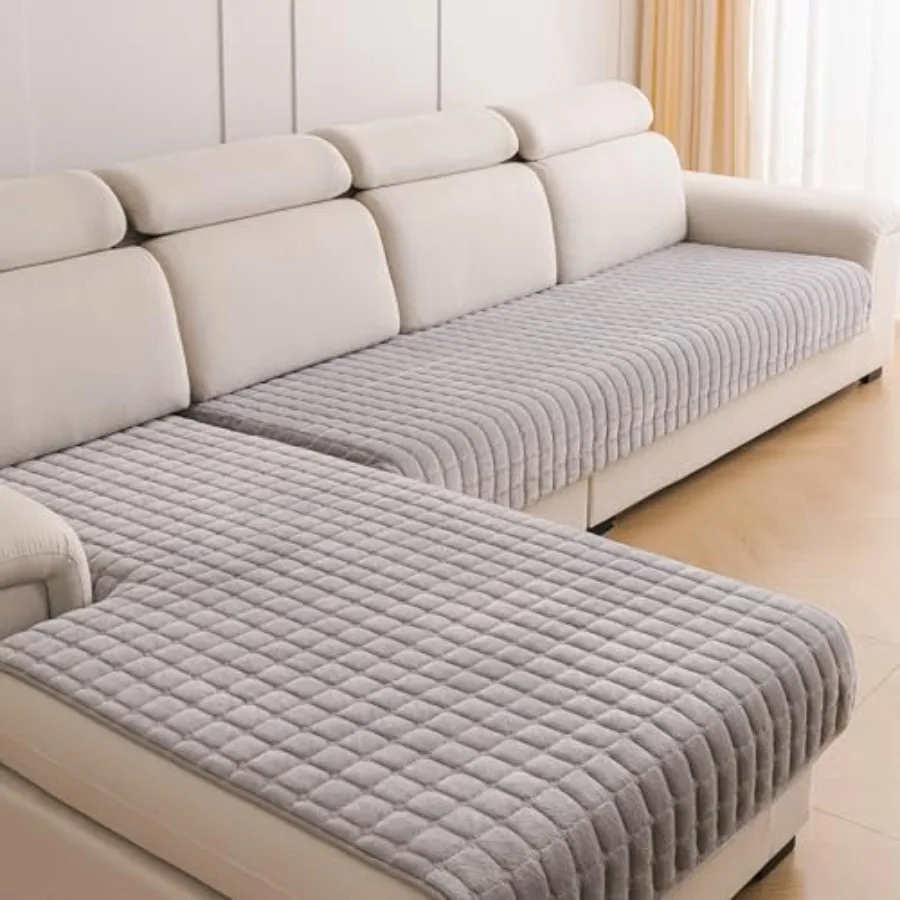 Couch Cover Pack of 2 L Shaped Sectional Sofa Covers Washable Velvet Fuzzy Sofa Slipcovers for 3 Cushion Couch Cover Non-Slip F
Couch Cover Pack of 2 L Shaped Sectional Sofa Covers Washable Velvet Fuzzy Sofa Slipcovers for 3 Cushion Couch Cover Non-Slip F