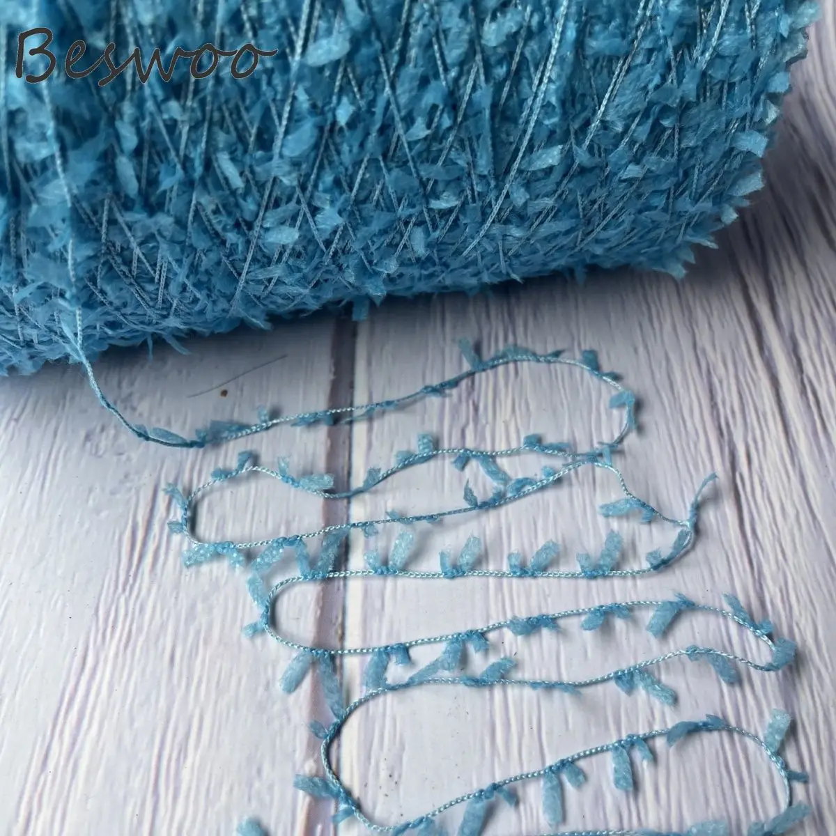 500g Fancy Eyelash Ribbon Yarn for Knitting Crochet Decorative Carry Along Yarn DIY Sweater Scarf Hat Shawl Craft Supplies
500g Fancy Eyelash Ribbon Yarn for Knitting Crochet Decorative Carry Along Yarn DIY Sweater Scarf Hat Shawl Craft Supplies