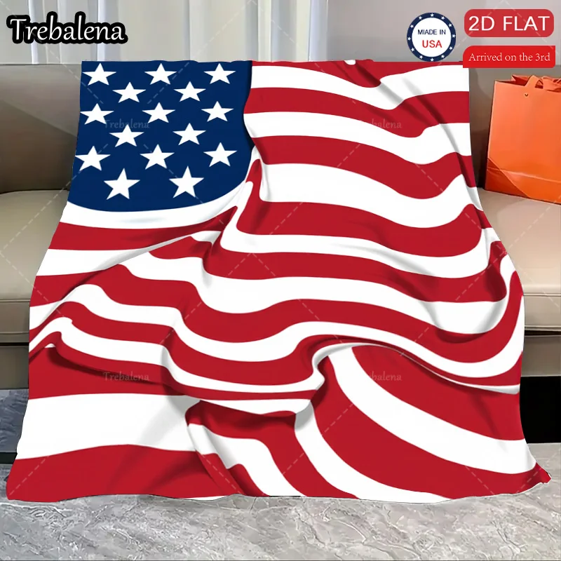 Flannel Blanket-Soft Lightweight All-season American Flag Print Soft Cozy Baby Blanket for Boys Girls
Flannel Blanket-Soft Lightweight All-season American Flag Print Soft Cozy Baby Blanket for Boys Girls