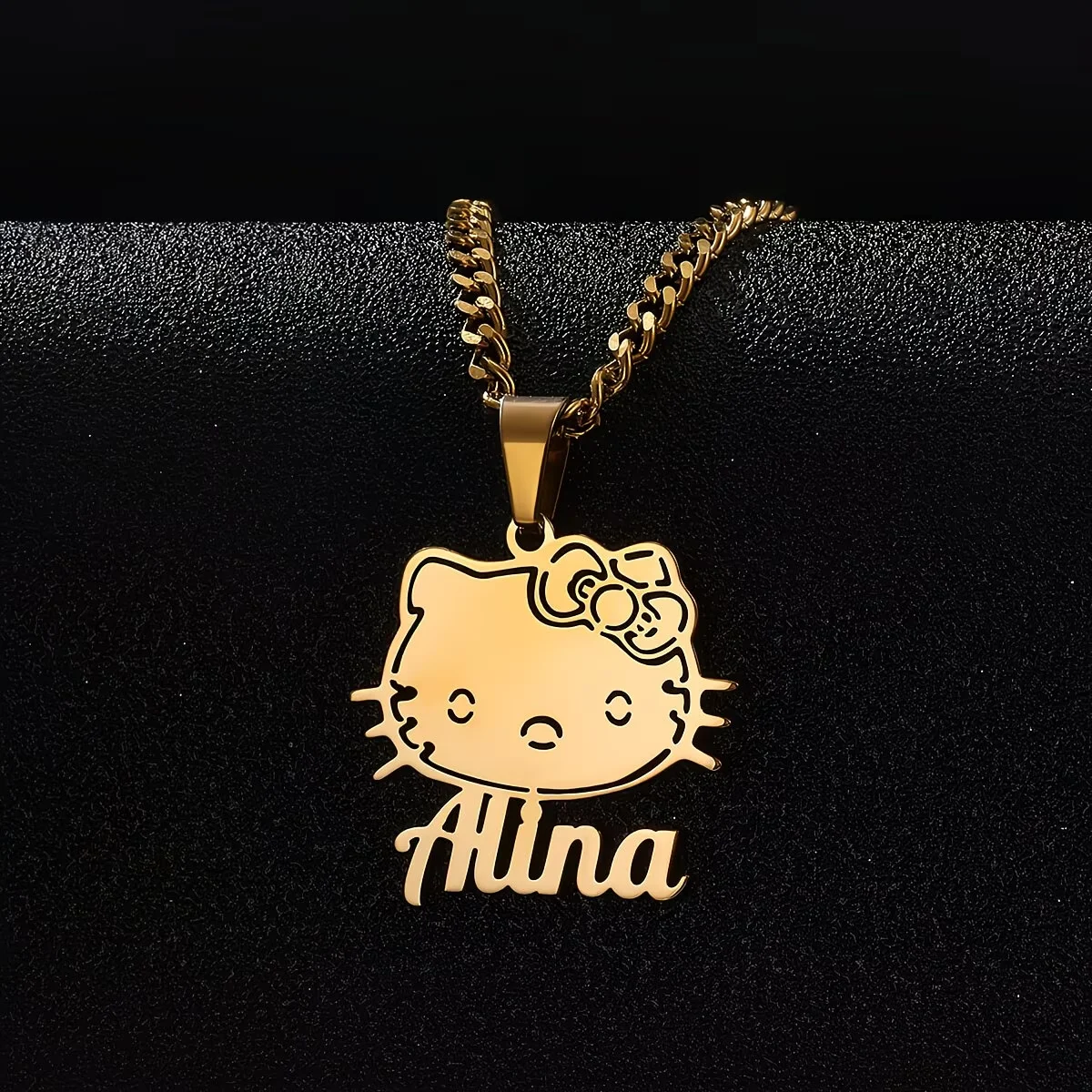 Custom Stainless Steel Hello Kitty Necklace For Women Men Birthday Christmas Sanrio Jewelry Personalized Anime Character Gift
Custom Stainless Steel Hello Kitty Necklace For Women Men Birthday Christmas Sanrio Jewelry Personalized Anime Character Gift