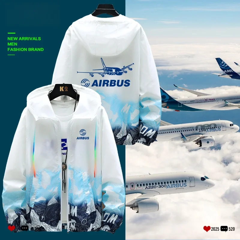Летняя тонкая верхняя одежда Airbus: креативная солнцезащитная одежда в аэрокосмическом стиле, свободный крой, длинный рукав, на молнии
Летняя тонкая верхняя одежда Airbus: креативная солнцезащитная одежда в аэрокосмическом стиле, свободный крой, длинный рукав, на молнии