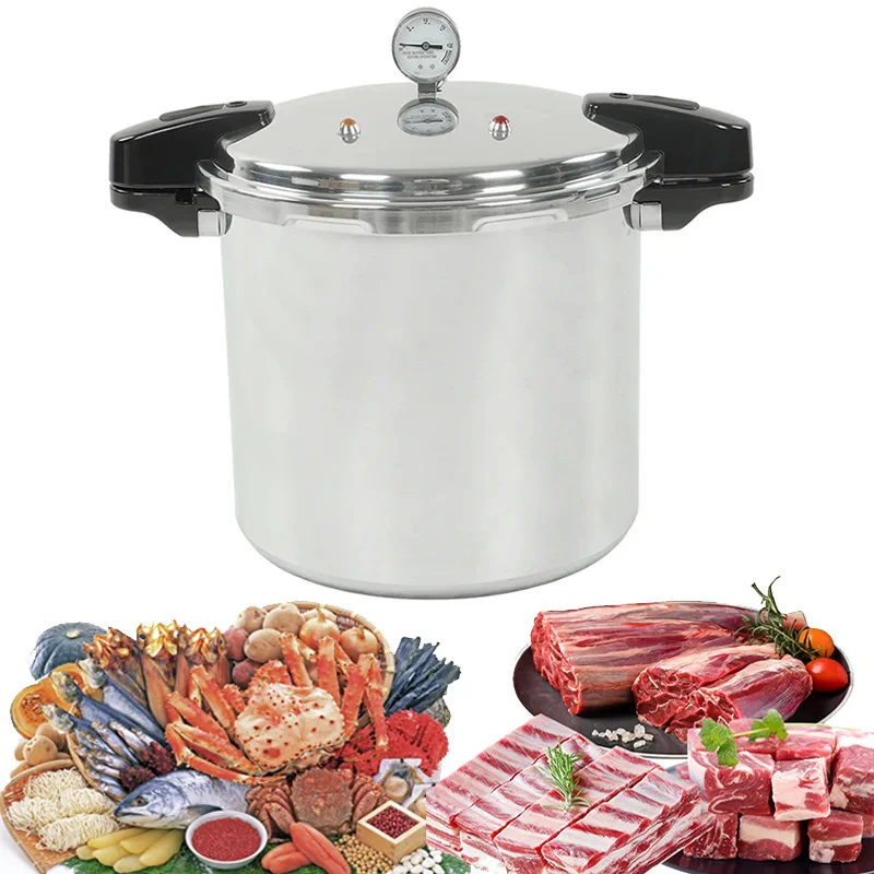 Universal Large Capacity Pressure Cooker 23L Aluminum Alloy 50Kpa Thickened Explosion Proof Valve Kitchen Pressure Cooker
Universal Large Capacity Pressure Cooker 23L Aluminum Alloy 50Kpa Thickened Explosion Proof Valve Kitchen Pressure Cooker