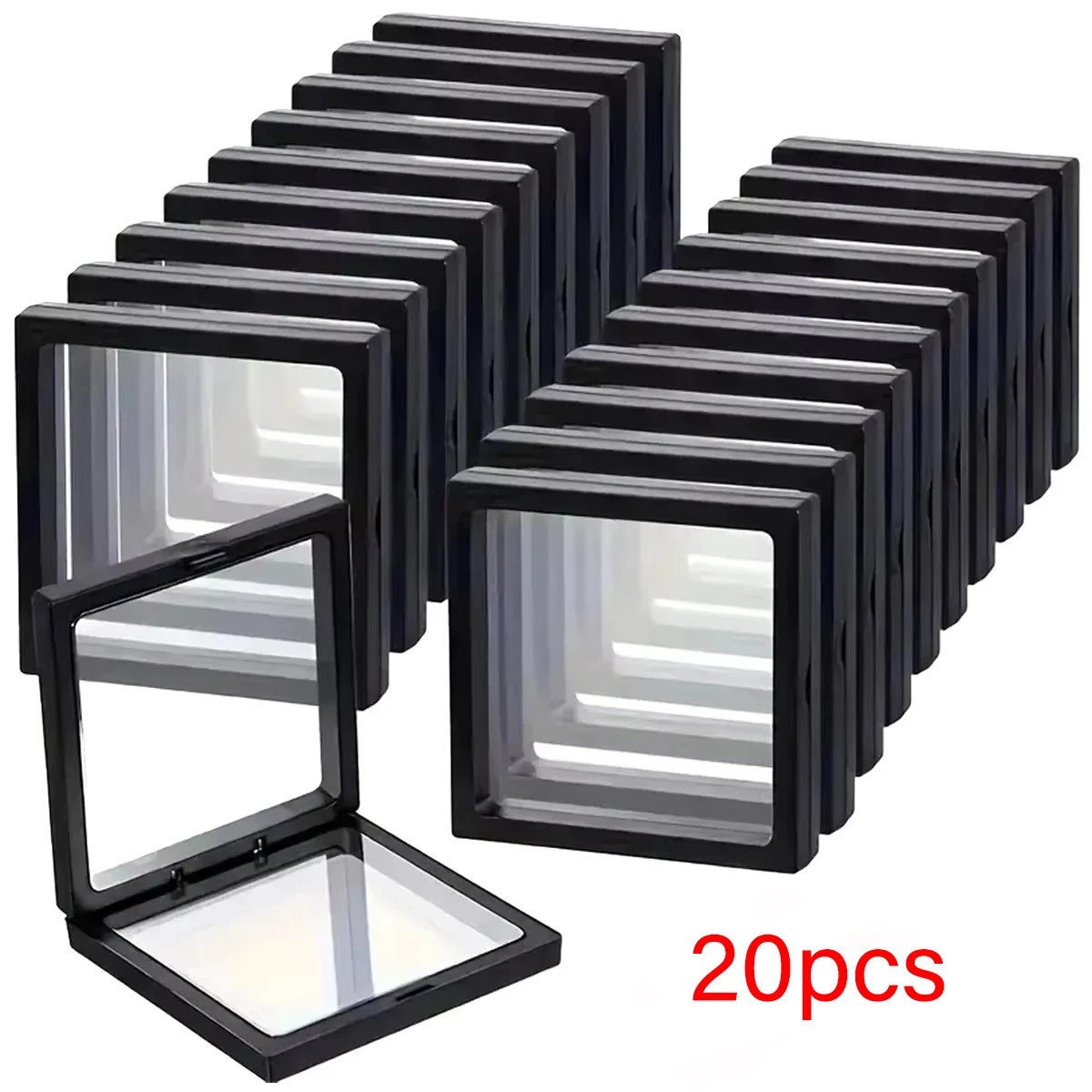 20pcs Multi functional Jewelry 3D Suspended Storage Box Bracelet Necklace Portable Coin Collectibles Storage Display Box
20pcs Multi functional Jewelry 3D Suspended Storage Box Bracelet Necklace Portable Coin Collectibles Storage Display Box