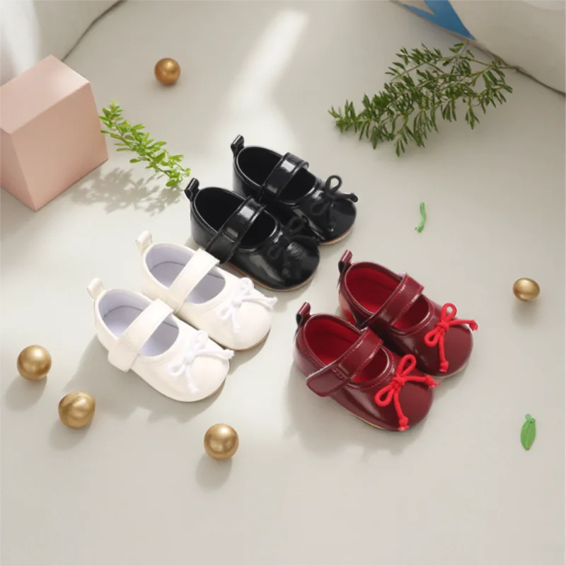 New Spring and Autumn Baby Girl Solid color Princess Shoes -18M Baby Anti slip Soft Rubber Bottom Anti slip Walking Shoes
New Spring and Autumn Baby Girl Solid color Princess Shoes -18M Baby Anti slip Soft Rubber Bottom Anti slip Walking Shoes