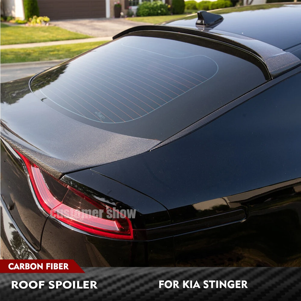 For Kia Stinger 2018-2023 Carbon Fiber Car Rear Roof Spoiler Rear Boot Spoiler Roof Window Spoiler Wing Body Kits Gloss Black
For Kia Stinger 2018-2023 Carbon Fiber Car Rear Roof Spoiler Rear Boot Spoiler Roof Window Spoiler Wing Body Kits Gloss Black