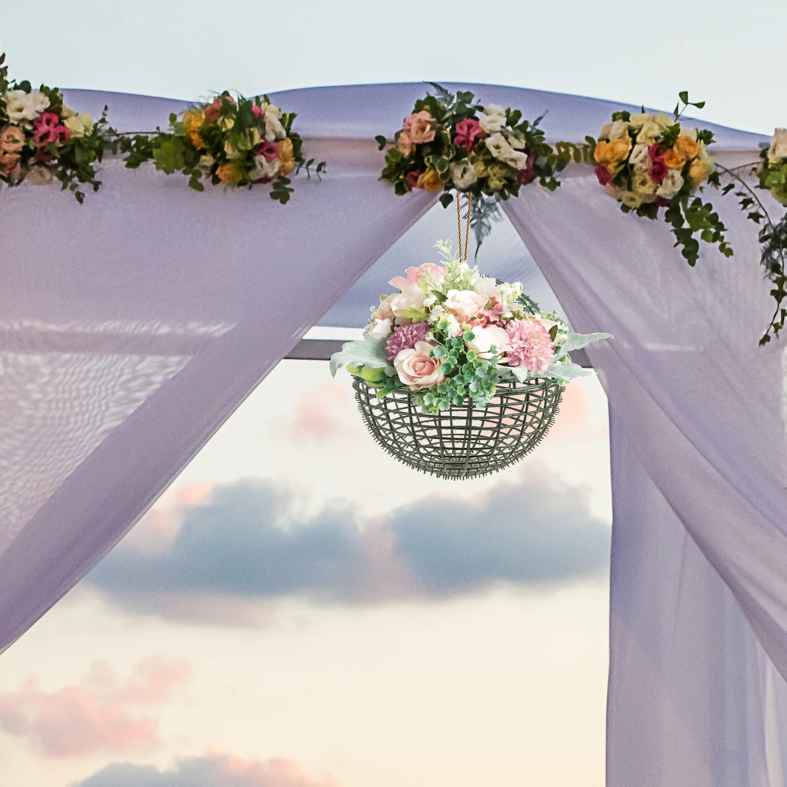 1pc Flower Ball Holder 40Cm Topiary Cage Support Frame For Wedding Garden Home Party Decorative Arrangements Grass Ball Rack
1pc Flower Ball Holder 40Cm Topiary Cage Support Frame For Wedding Garden Home Party Decorative Arrangements Grass Ball Rack