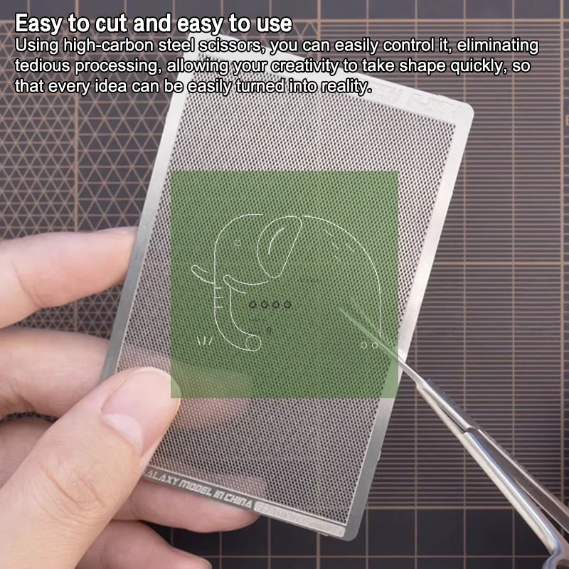 Radiator Mesh Photo-Etched Detailing Tool Universal Woven Round Straight Rhombus Mesh
Radiator Mesh Photo-Etched Detailing Tool Universal Woven Round Straight Rhombus Mesh