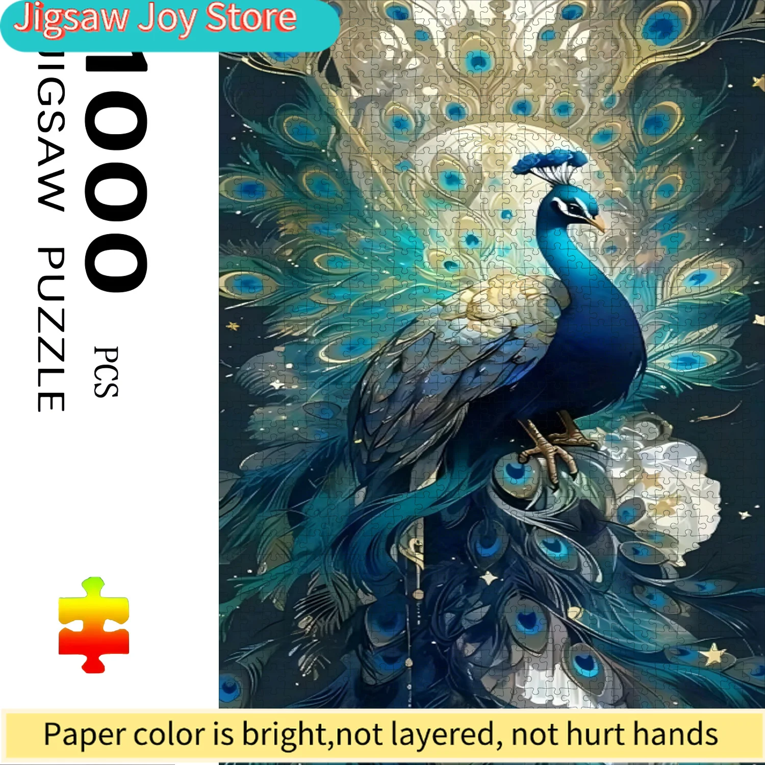 1000pcs Peacock Jigsaw Puzzle Suitable for & Families - Large Challenge with Elegant Peacock Design, Durable Box, Portable for
1000pcs Peacock Jigsaw Puzzle Suitable for & Families - Large Challenge with Elegant Peacock Design, Durable Box, Portable for