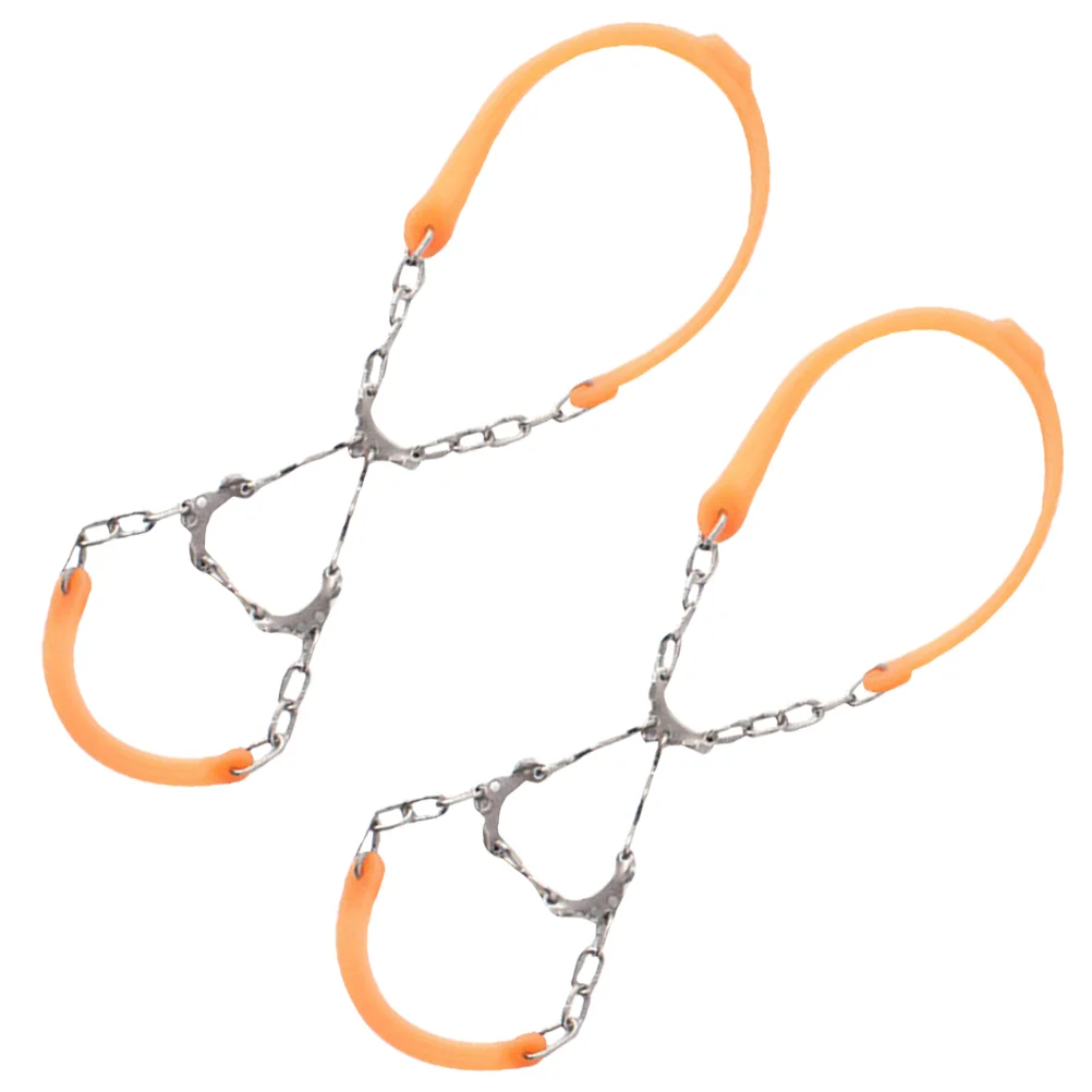 2 Pcs Shoe Chains Hiking Accessories Spikes for Men Climbing Shoes Mountaineering Boots Crampons High Tensile Silicone Ice and
2 Pcs Shoe Chains Hiking Accessories Spikes for Men Climbing Shoes Mountaineering Boots Crampons High Tensile Silicone Ice and