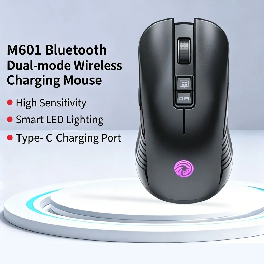 Беспроводная мышь с двумя режимами работы, Bluetooth 5.1, 2.4G, Type-C, перезаряжаемая, игровая, офисная, бесшумная, RGB, эргономичная, 3-скоростная регулировка DPI, для ноутбуков и ПК
Беспроводная мышь с двумя режимами работы, Bluetooth 5.1, 2.4G, Type-C, перезаряжаемая, игровая, офисная, бесшумная, RGB, эргономичная, 3-скоростная регулировка DPI, для ноутбуков и ПК