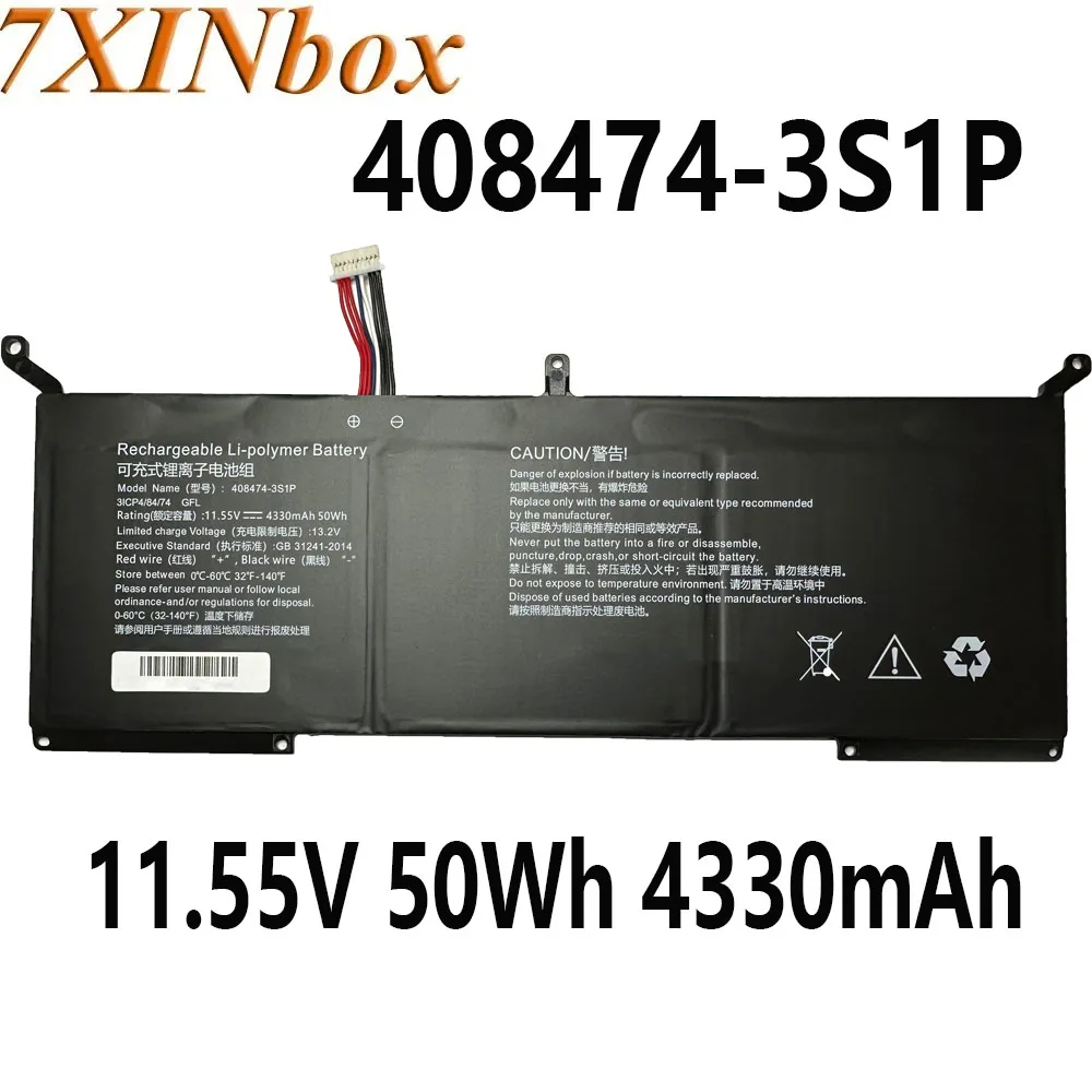 7XINbox Для 408474 -3S1P 3ICP4/84/74 11,55 В 50 Втч 4330 мАч Аккумулятор для ноутбука 10 отверстий 8 проводов
7XINbox Для 408474 -3S1P 3ICP4/84/74 11,55 В 50 Втч 4330 мАч Аккумулятор для ноутбука 10 отверстий 8 проводов