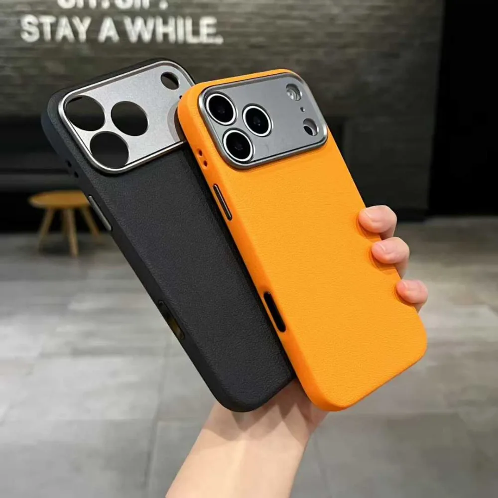 Magnetic Premium Leather PU Business Phone Case for IPhone 17 Pro Max Ari 16 Pro Max Aluminum Alloy Lens Camera Protect Cover
Magnetic Premium Leather PU Business Phone Case for IPhone 17 Pro Max Ari 16 Pro Max Aluminum Alloy Lens Camera Protect Cover