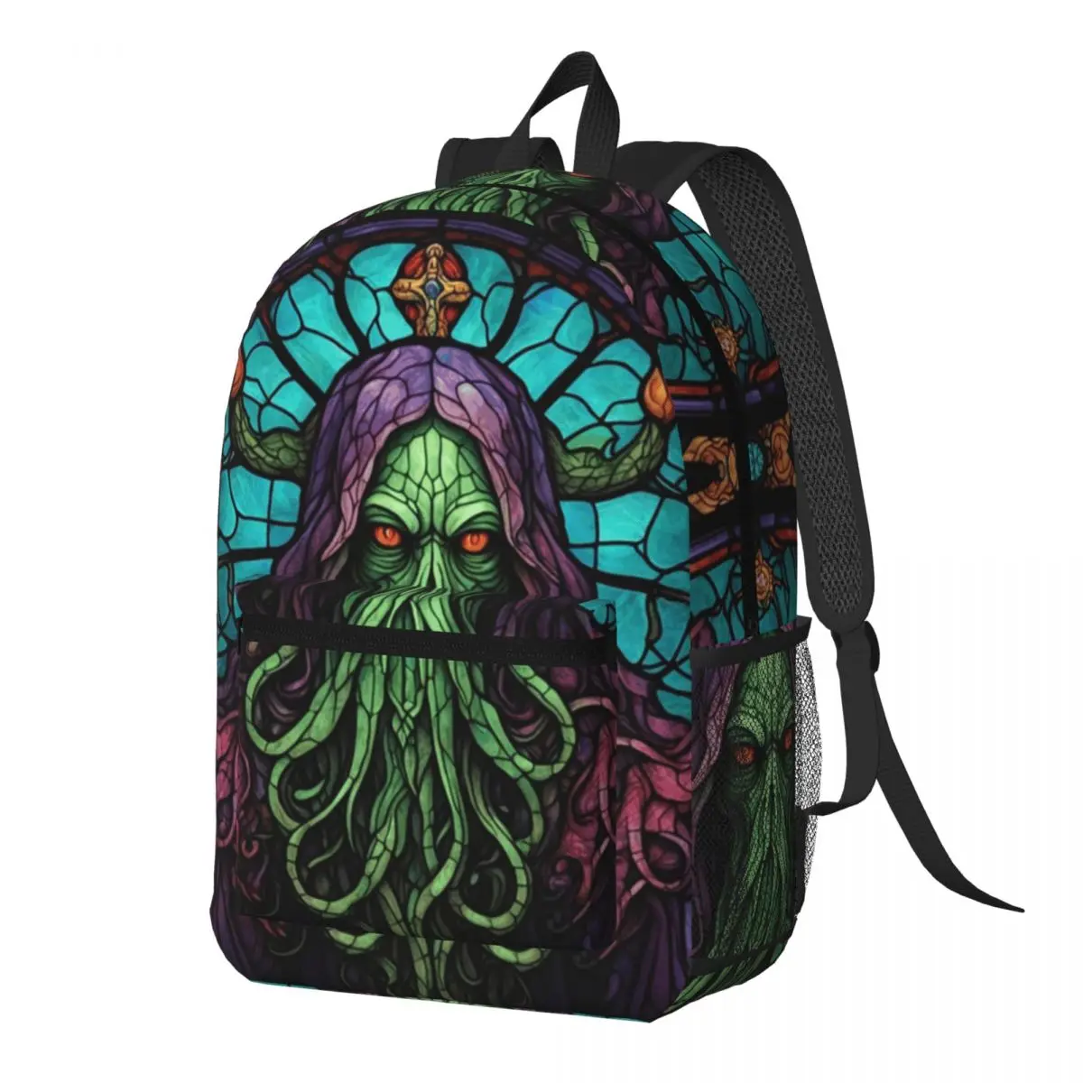 Cthulhu Stained Glass Tentacles Backpack Daypack Large Capacity Kids BookBag School Bag Shoulder Bags for Men Women
Cthulhu Stained Glass Tentacles Backpack Daypack Large Capacity Kids BookBag School Bag Shoulder Bags for Men Women