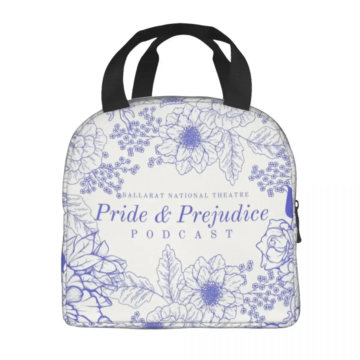 Pride And Prejudice Florals Quote Thermal Insulated Lunch Bag Jane Austen Reusable Lunch Tote for Women Kids Picnic Food Box
Pride And Prejudice Florals Quote Thermal Insulated Lunch Bag Jane Austen Reusable Lunch Tote for Women Kids Picnic Food Box