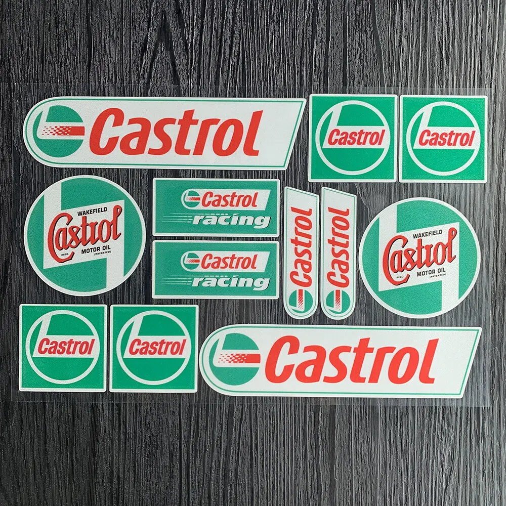 Castrol Motor Oil Racing Sponsor Motorcycle Car Decals Reflective Helmet Stickers for Suzuki Honda Kawasaki Yamaha
Castrol Motor Oil Racing Sponsor Motorcycle Car Decals Reflective Helmet Stickers for Suzuki Honda Kawasaki Yamaha