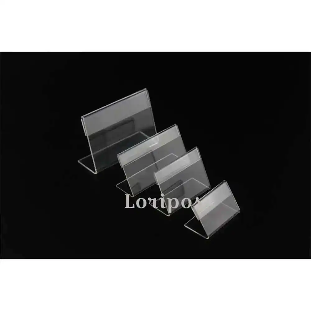 Acrylic Sign Holder Plexiglass Slanted Desk Table Price Label Stands, Slanted Display Stand
Acrylic Sign Holder Plexiglass Slanted Desk Table Price Label Stands, Slanted Display Stand