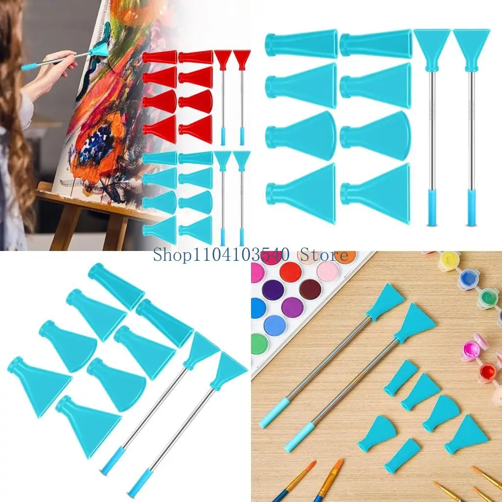 02DC Premium Painting Nozzle Tool Set Stainless Steel Straws Silicone Mouthpieces 4 Sized Blowing Tip Paint Supplies
02DC Premium Painting Nozzle Tool Set Stainless Steel Straws Silicone Mouthpieces 4 Sized Blowing Tip Paint Supplies