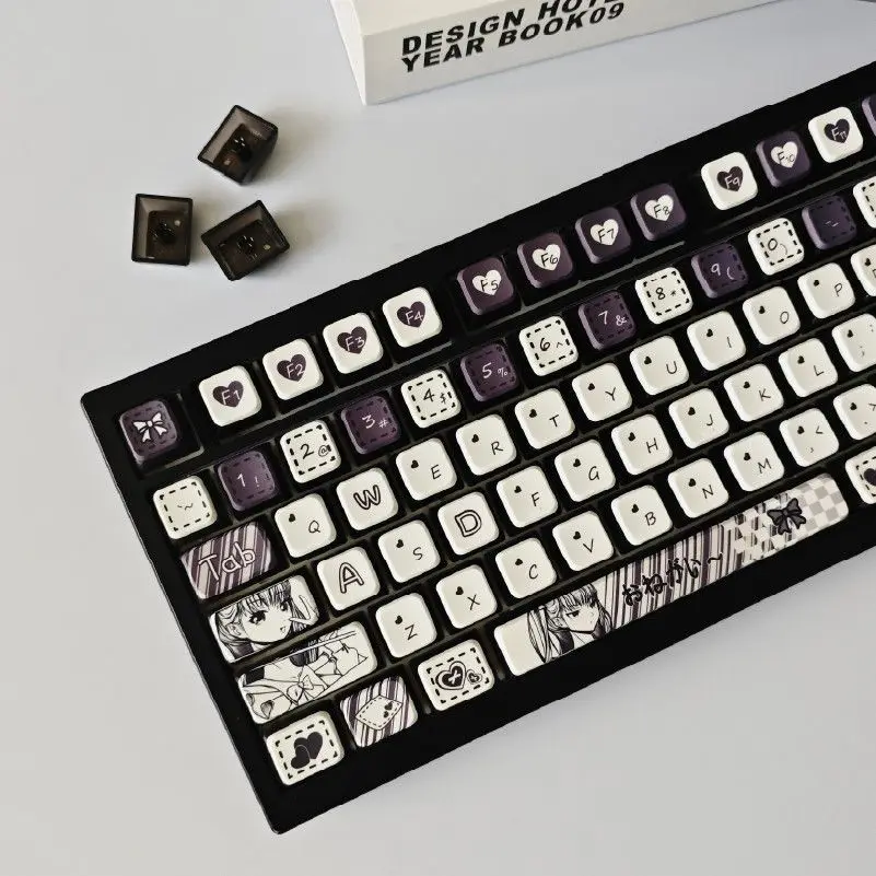 Black and white lady keycaps wooting personality four-sided translucent keycaps customized 61 68 75 87 98 104 108keys
Black and white lady keycaps wooting personality four-sided translucent keycaps customized 61 68 75 87 98 104 108keys
