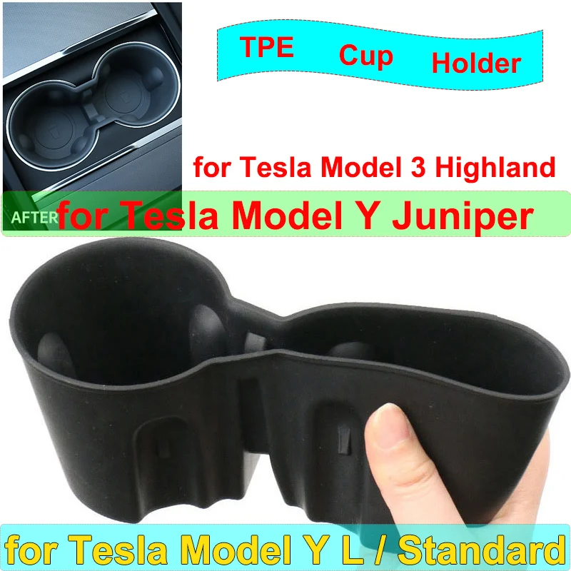 For Tesla Model Y L 2026 Water Cup Holder Insert Model Y Standard Juniper Central Console Organizer YL TPE Bottle Storage Box
For Tesla Model Y L 2026 Water Cup Holder Insert Model Y Standard Juniper Central Console Organizer YL TPE Bottle Storage Box