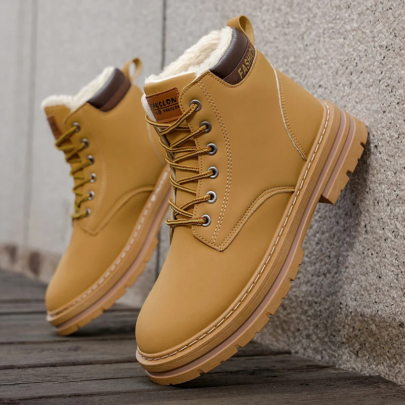 Men's Snow Boots Warmth Black Classic Moto Boots Outdoor Street Style Versatile for Hiking Casual Wear Shoes Chanclas De Hombre
Men's Snow Boots Warmth Black Classic Moto Boots Outdoor Street Style Versatile for Hiking Casual Wear Shoes Chanclas De Hombre