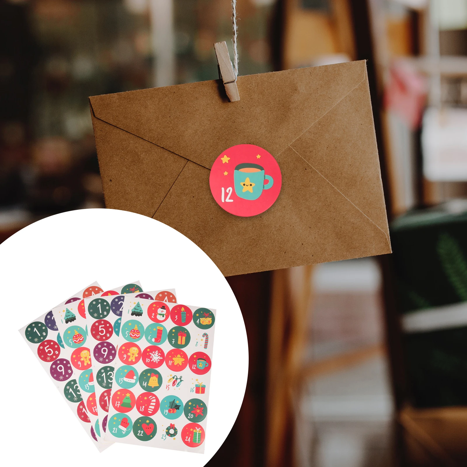 20 Sheets Christmas Countdown Stickers Sealing Labels for Baking Packaging Wrapping Safe Practical Tearable No Trace Left
20 Sheets Christmas Countdown Stickers Sealing Labels for Baking Packaging Wrapping Safe Practical Tearable No Trace Left