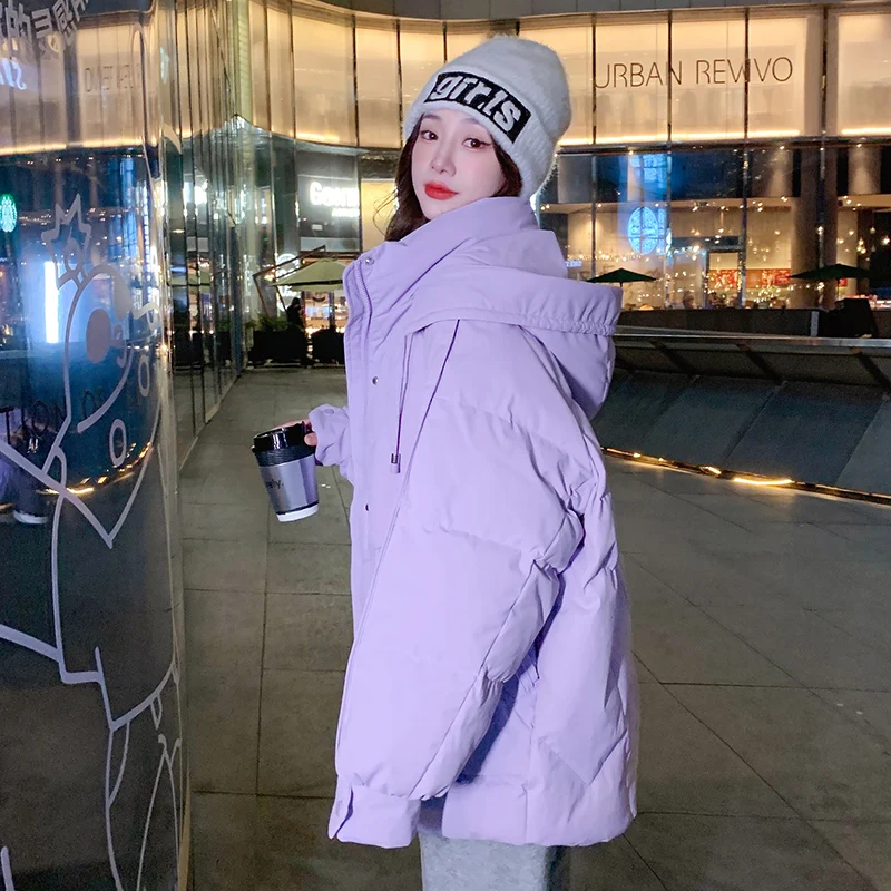 Thicke Bread Clothing Short Down Padded Jacket Women Outerwear Loose Hooded Warm Parka 2022 Autumn Winter Coat Female Overcoat
Thicke Bread Clothing Short Down Padded Jacket Women Outerwear Loose Hooded Warm Parka 2022 Autumn Winter Coat Female Overcoat