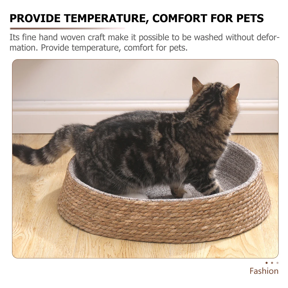 Rattan Pet Bed Shallow Brown Small Size Durable Hand Woven Washable Round Design Comfortable Warm Perfect for Dog Cat
Rattan Pet Bed Shallow Brown Small Size Durable Hand Woven Washable Round Design Comfortable Warm Perfect for Dog Cat