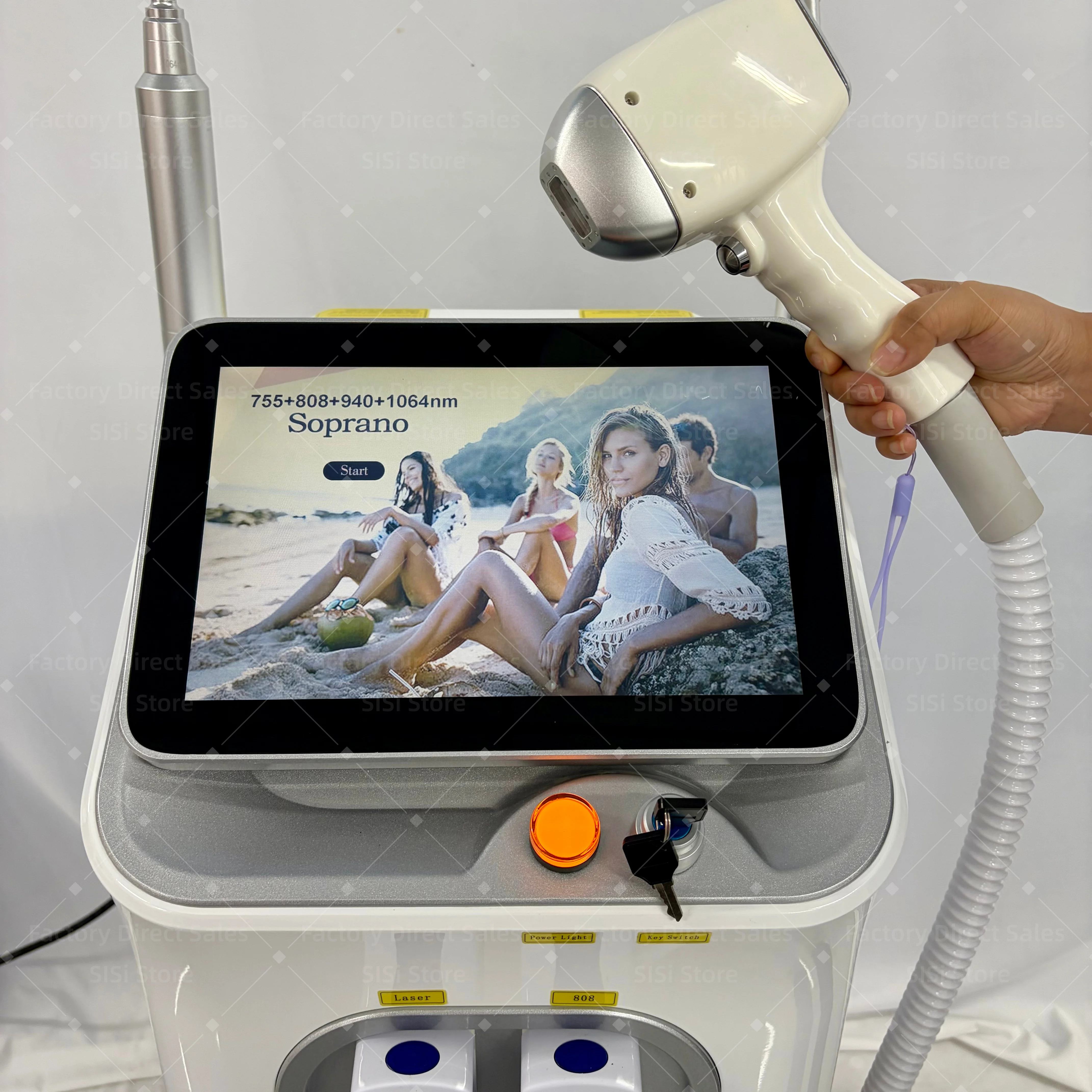 FAC 5000W 2 IN 1 Professional 4 Wave 808 Diode Laser Permanent Painless Hair Removal Picosecond Laser Tattoo Removal Machine
FAC 5000W 2 IN 1 Professional 4 Wave 808 Diode Laser Permanent Painless Hair Removal Picosecond Laser Tattoo Removal Machine