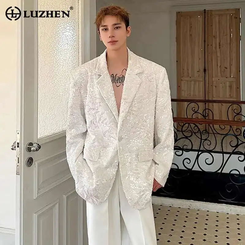 LUZHEN 2025 Spring New Elegant Temperament Printed Casual Blazer Coat Men's Fashion Original High Quality Loose Jacket LZ8529
LUZHEN 2025 Spring New Elegant Temperament Printed Casual Blazer Coat Men's Fashion Original High Quality Loose Jacket LZ8529