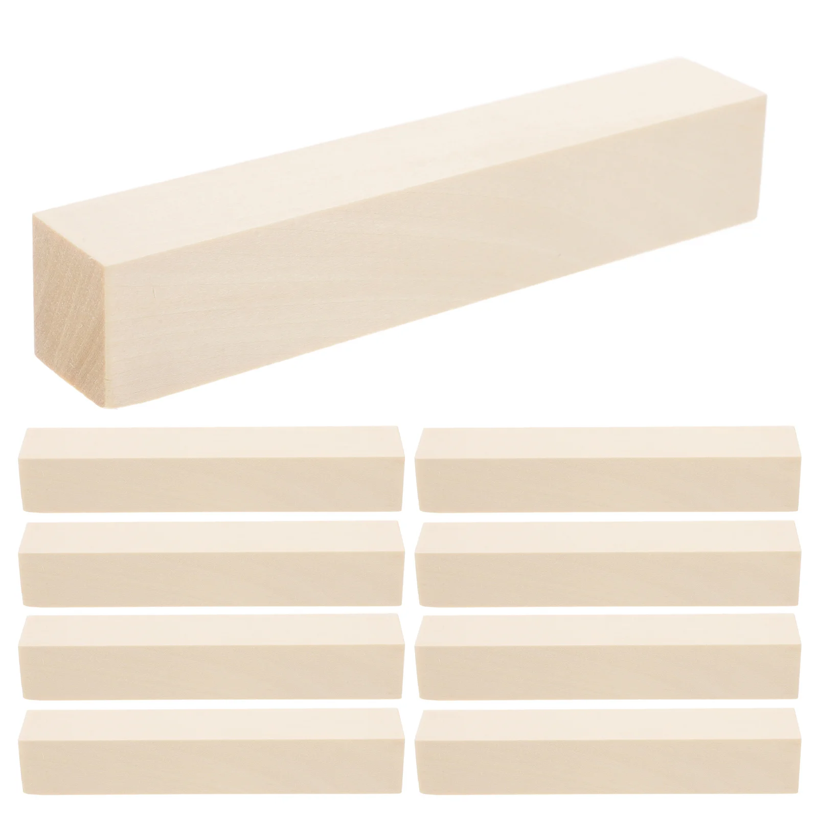 10Pcs Basswood Carving Blocks DIY Craft Wood Blocks Soft Texture Whittling Wood Carving Kit Wooden Block Dowel Rods
10Pcs Basswood Carving Blocks DIY Craft Wood Blocks Soft Texture Whittling Wood Carving Kit Wooden Block Dowel Rods