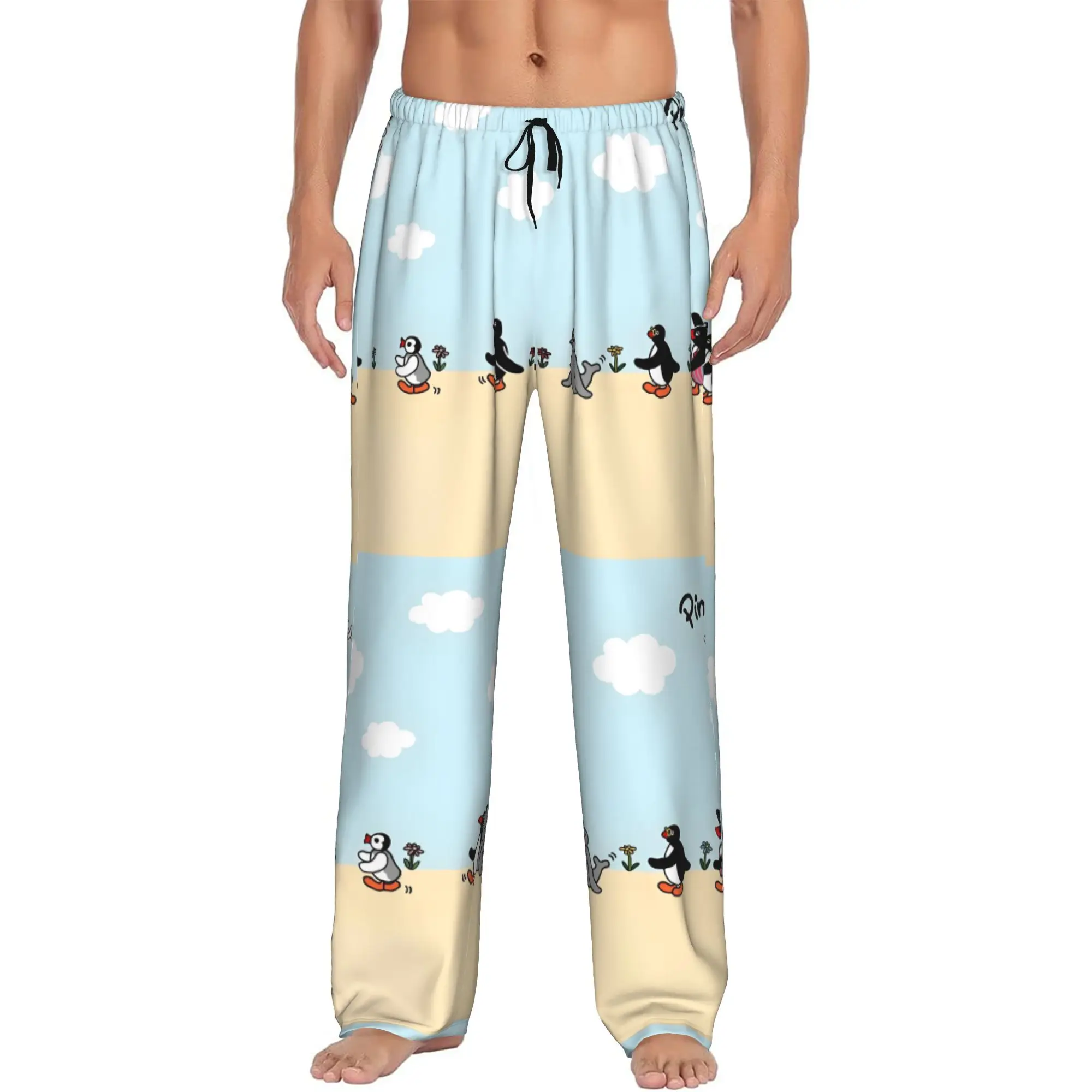 Custom Noot Noot Pingu Pajama Pants for Men Penguin Merch Lounge Sleep Drawstring Sleepwear Bottoms with Pockets
Custom Noot Noot Pingu Pajama Pants for Men Penguin Merch Lounge Sleep Drawstring Sleepwear Bottoms with Pockets