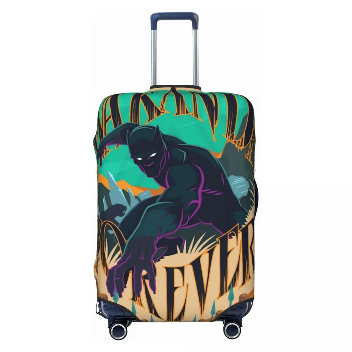 Custom Black Panther Comic Travel Luggage Cover Dust Proof Superhero Suitcase Cover Protector Fit 18-32 Inch
Custom Black Panther Comic Travel Luggage Cover Dust Proof Superhero Suitcase Cover Protector Fit 18-32 Inch