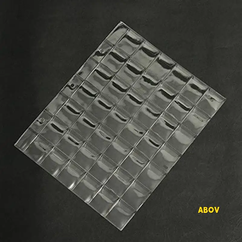 50 PCS 42 Pockets Clear Coin Holders Folder Sheets Storage Cash Money Collection Album Creative PVC Albums Collecting
50 PCS 42 Pockets Clear Coin Holders Folder Sheets Storage Cash Money Collection Album Creative PVC Albums Collecting